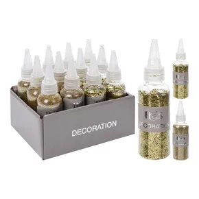 Dekorační flitry 40g - zlaté, mix